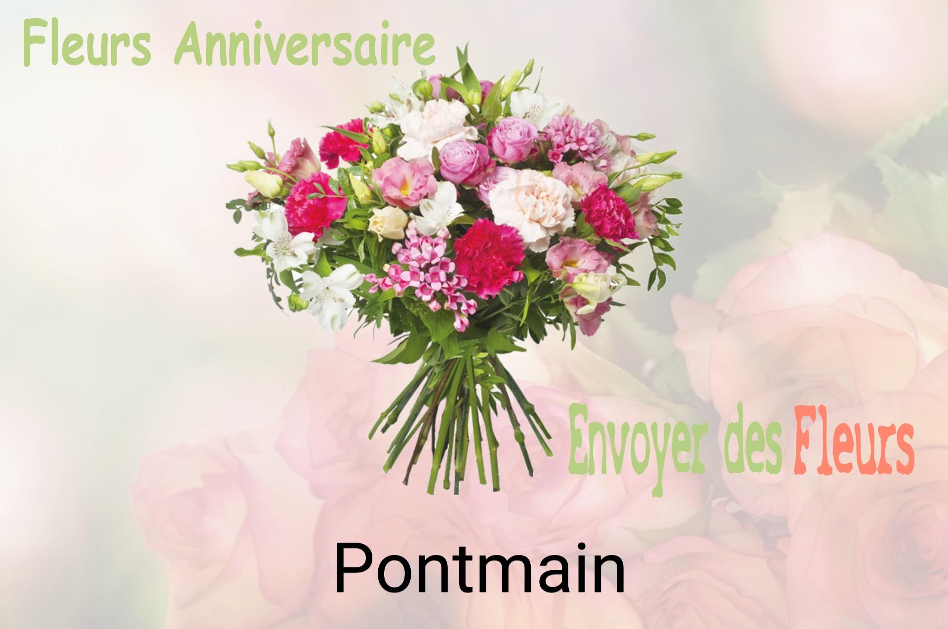 Bouquet de fleurs d’anniversaire livré à Pontmain