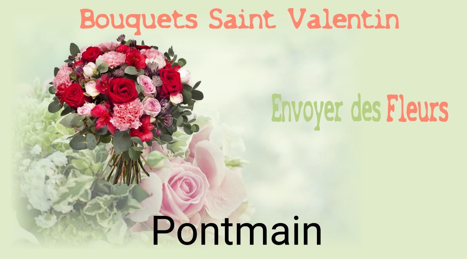 Roses de Saint-Valentin livrées à Pontmain